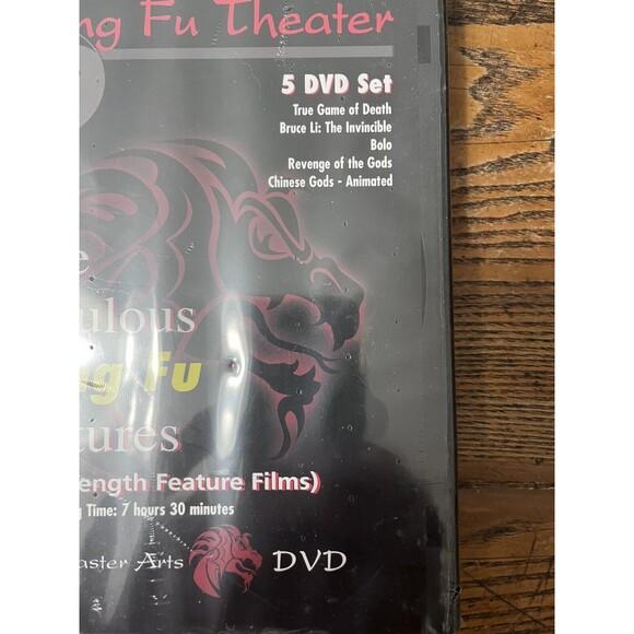 Kung Fu Theater 5 DVD Set Master Arts Bruce Lee Li True Game of Death NEW - Picture 2 of 6